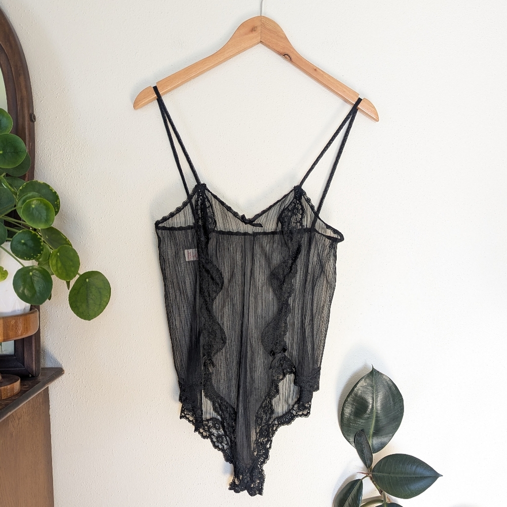 Blush | Vintage | Lace Lingerie Body Suit